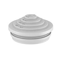 OBO BETTERMANN Těsnění, násuvné IP54, M25, světle šedá Termoplastický elastomer, TPE  typ EDS M25 LGR