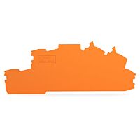 WAGO Bočnice 2203-6693 koncová a separátor 1 mm jen pro použití s pojistkovými moduly, oranžová