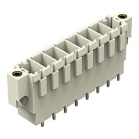 WAGO Konektor 831-3608/108-000 s pájecími piny THT Pájecí kontakt 1,0 × 1,2 mm Rovné provedení, šedá
