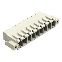 WAGO Konektor 831-3629/108-000 s pájecími piny THT Pájecí kontakt 1,0 × 1,2 mm Úhlové provedení, šedá