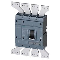 SIEMENS  Jistič 3VA26, In 1250 A, Icu 55 kA / 415 V,  Ir 500 ÷ 1250 A, Isd (1,5 ÷ 10)x In, Ii 10x In, 4pól, přední přívod  typ 3VA2612-5HN42-0AA0
