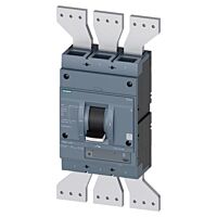 SIEMENS  Jistič 3VA26, In 1250 A, Icu 110 kA / 415 V,  Ir 500 ÷ 1250 A, Ii 10x In, 3pól, přední přívod  typ 3VA2612-7HK32-0AA0