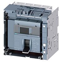 SIEMENS  Jistič 3VA27,  In 1000 A, Icu 85 kA / 415 V,  Ir 400 ÷ 1000 A, Isd (0,6 ÷ 10)x In, Ii (1,5 ÷ 15)x In, Ig (0,1 ÷ 1)x In, tg 0,1/1,0 s, 4pól,  4x AUX, S24, PSS  typ 3VA2710-6AF42-0AA0