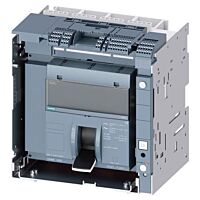 SIEMENS  Odpínač 3VA27, ovládání pákou, výsuvné provedení, In 1600 A, blok odpínače SD100, 4pól, zadní horizontální přívod, 4x AUX, PSS  typ 3VA2716-5AA42-0AA0