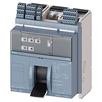 SIEMENS  Jistič 3VA27,  pevné provedení, In 1600 A, Icu 55 kA / 415 V, Ir 640 ÷ 1600 A, Isd (1 ÷ 10)x In, Ii (1,5 ÷ 15)x In, 3pól, přední přívod, 4x AUX, S24  typ 3VA2716-5AC03-0AA0