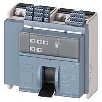 SIEMENS  Jistič 3VA27,  pevné provedení, In 1600 A, Icu 55 kA / 415 V, Ir 640 ÷ 1600 A, Isd (1 ÷ 10)x In, Ii (1,5 ÷ 15)x In, 4pól, přední přívod, 4x AUX, S24, PSS  typ 3VA2716-5AC13-0AA0