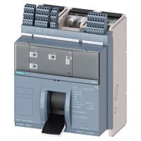 SIEMENS  Jistič 3VA27, ovládání pákou, pevné provedení, In 800 A, Icu 55 kA / 415 V,  Ir 320 ÷ 800 A, Ii (1,5 ÷ 15)x In, 3pól, přední přívod, 4x AUX, S24  typ 3VA2780-5AB03-0AA0