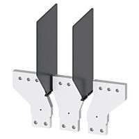 SIEMENS  Připojovací sada přední přívody - rozšířené, Cu pasy / kabelová oka / flexibary, typ 3VA9603-0QC01