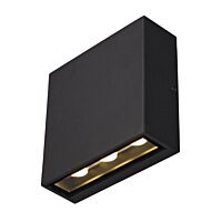 SLV Svítidlo LED BIG QUAD UP/DOWN WL 8,2W 640lm 3000K IP54 antracit