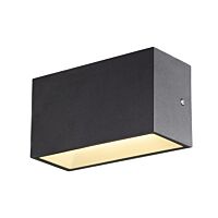 SITRA M WL UP/DOWN, venkovní LED nástěnné přisazené svítidlo antracit CCT switch 3000/4000 K