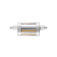 QT DE12 R7S 78 mm, LED světelný zdroj transparentní 9 W 3000 K CRI 90 330°