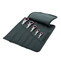 CIMCO Sada očko-plochých úhlových ráčnových klíčů FLEX SW 8 - 19 (5 ks)