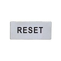 Štítek ""RESET"