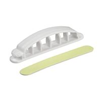 Unica System+ - 5x Kabelová svorka, Bílá