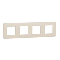 Rámeček Unica Studio - krycí čtyř. béž.