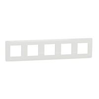 SCHNEIDER Rámeček Unica Studio pětinásobný, bílý