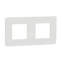 SCHNEIDER Rámeček Unica Color dvojnásobný, bílý/bílý