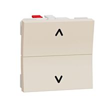 Spínač Unica tlač. žaluz. ovl.  6A 2mod