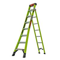 LITTLE GIANT Žebřík KING KOMBO 8' INDUSTRIAL FIBERGLASS W výsuvný 173-325 cm