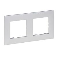 LEGRAND Rámeček NILOÉ STEP 2P HLINÍK
