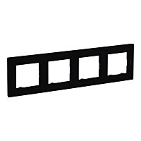 LEGRAND Rámeček NILOÉ STEP 863594 čtyřnásobný černá