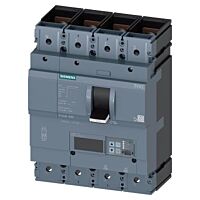 SIEMENS  Jistič 3VA24, In 630 A, Icu 150 kA / 415 V, Ir 250 ÷ 630 A, Isd (0,6 ÷ 9)x In, Ii (1,5 ÷ 9)x In, 4pól, přední přívod  typ 3VA2463-8KP42-0AA0
