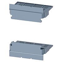 SIEMENS  Kryty připojovacího prostoru velikost 000, pro 3pól. provedení, pro montáž na přípojnice, rozteč 60mm, pro 8US Kompakt, sada horní a dolní kryt  typ 3NP1923-1CA30