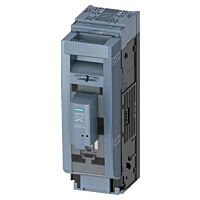 SIEMENS  Pojistkový odpínač velikost 3, 1pól. provedení se signalizací stavu pojistek EFM15, AC 24÷230 V / DC 24÷250 V, pro montáž na montážní desku, třmenové svorky  typ 3NP1161-1DA24