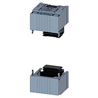 SIEMENS  Kryty připojovacího prostoru velikost 3, pro 1pól. provedení, se zvýšenou ochranou ze zadní strany, sada horní a dolní kryt  typ 3NP1961-1CD00