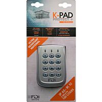 FDI Kódová klávesnice, 2 výstupy, antivandal (zamak), IP65, montáž na povrch