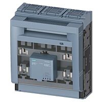 SIEMENS  Pojistkový odpínač velikost 3, 3pól. provedení se signalizací stavu pojistek EFM10, AC 230÷690 V, pro montáž na montážní desku, třmenové svorky  typ 3NP1163-1DA22