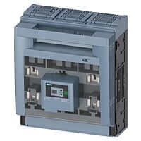 SIEMENS  Pojistkový odpínač velikost 3, 3pól. provedení se signalizací stavu pojistek EFM20, AC 230÷690 V, pro montáž na montážní desku, třmenové svorky  typ 3NP1163-1DA23