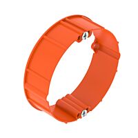 OBO BETTERMANN Vyrovnávací kroužek pro krabice do dutých stěn, O68mm, H20mm, oranžová Polypropylén, PP  typ ZH 20-AR