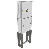 ELPLAST Rozvaděč PER 2F/3f/40 pilíř FVE ČEZ/EON (EG.D)