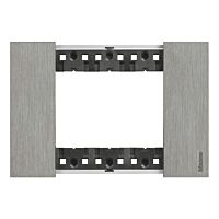 Rámeček BTICINO LNOW KA4803ZG 3M ocel