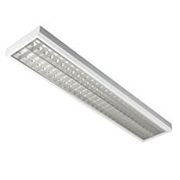 MODUS Svítidlo LED LLLX2400, 39W, 4000lm, 4000K, délka 1258mm, matná mřížka přisazené IP20