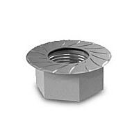 K2 SYSTEMS Matice M10 šestihranná s přírubou DIN 6923 A2