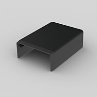 KOPOS Kryt 8631_FB Lhd 40X20 koncový černá