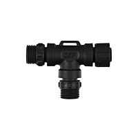 T-konektor M16, IP67, 2x zásuvka bez mat