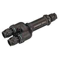 Spojovací box, 5pólový, IP68, černá, DAL