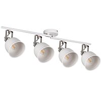 KANLUX Svítidlo DERATO EL-4I W-SR 4x8W E14 přisazené IP20 bílá/stříbrná