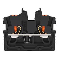 WAGO Svorka 2250-325 2vodičová průchozí Mini s ovládacím tlačítkem 1 mm², černá