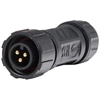 Vidlice s převlečnou maticí M12, 3piny,