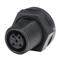 Panelová zásuvka bez převlečné matice M1