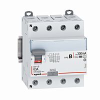 DX3 CHRÁN. 4P 63A 300MA B