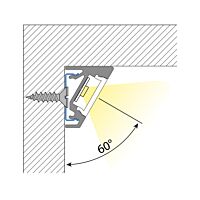 Profil AL 19/15mm RN mléčný 3m komplet