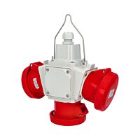 FAMATEL BOX zásuvkový závěsný PowerBOX pb5886 3x400V/32A/5 IP65