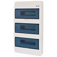 EATON Skříň BC-O-3/36-ECO, 36TE, na omítku, průhledná dvířka, IP40