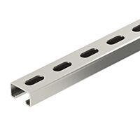 OBO BETTERMANN Profilová lišta, děrovaná, výřez 18mm, 6000x40x22,5, Nerez, materiál 1.4571 A4, 1.4571 bez povrch. úpravy, dodatečně ošetřeno typ MS4022P6000A4
