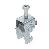 OBO BETTERMANN Třmenová příchytka, 1-nás, 12-16mm, Ocel, St, žárově zinkováno ponorem, DIN EN ISO 1461 typ BS-U1-K-16 FT